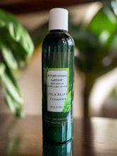 Load image into Gallery viewer, Rediscover the joy of a calm, itch-free scalp with our specially formulated Herbal Itch Relief & Clarifying Cleanse. Infused with a curated blend of herbal wonders such as calming Lavender, clarifying Rosemary, and soothing Aloe Vera, this cleanse is your passport to a revitalized scalp and refreshed hair.