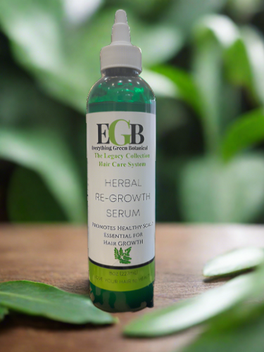 Embark on a journey of hair transformation with our Herbal Re-Growth Serum, carefully crafted to harness the revitalizing power of nature. Enriched with a fusion of botanical extracts, including invigorating Moringa, Nettle, Amla, Ginseng, Gingko Biloba, Lavender Essential Oil, and Revitalizing Ginseng. Our serum is a testament to the potency of herbal remedies for hair care.